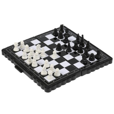 Игра настольная магнитная шашки-шахматы JH618-5 в кор. в кор.